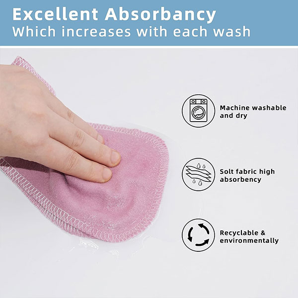  Reusable Toilet Paper Washable — 30 Pack Absorbent Bidet Cloth Wipes Paperless Paper Towel Cloth Toilet Paper Wipes,100% 2-Ply Cotton Flannel Reusable Bidet Towels